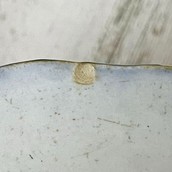 Antique W & E Corn Ayr England Flow Blue Vegetable Serving Bowl - Picture 6 of 7